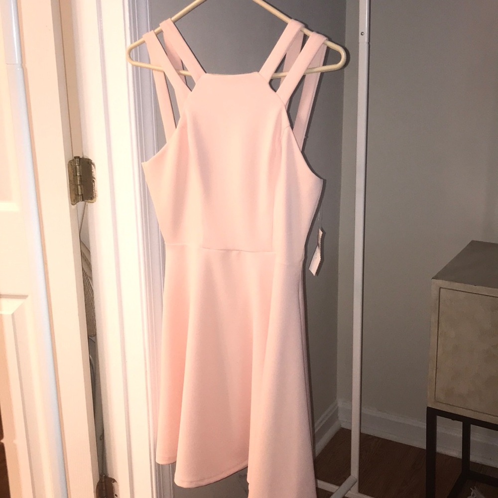 Formal pale pink dress